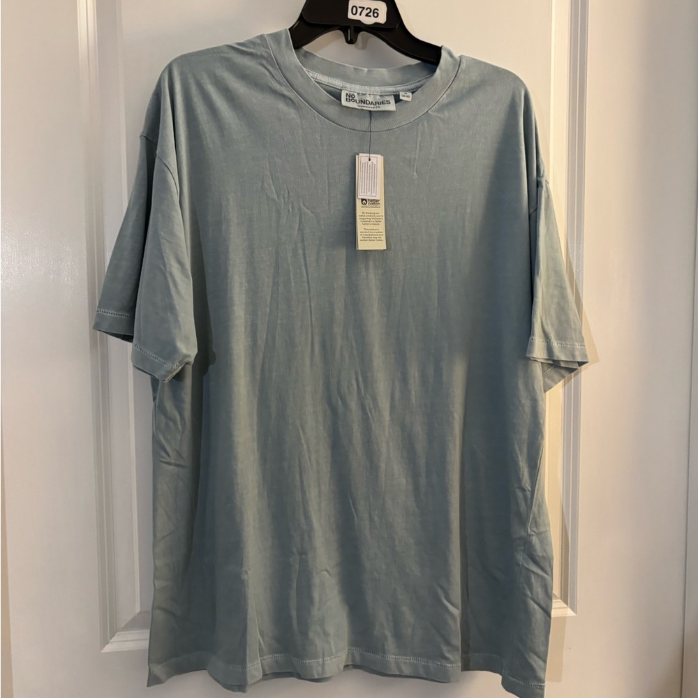 No Boundaries Men's Blue Green Crewneck T-Shirt Sz M. NWT